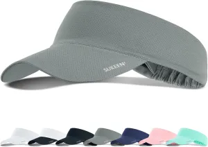Sukeen Cooling Stretchy Visor Free Size Cool Hat with UV Protection Brim Peak Vizor for Golf, Tennis, Cycling, Running