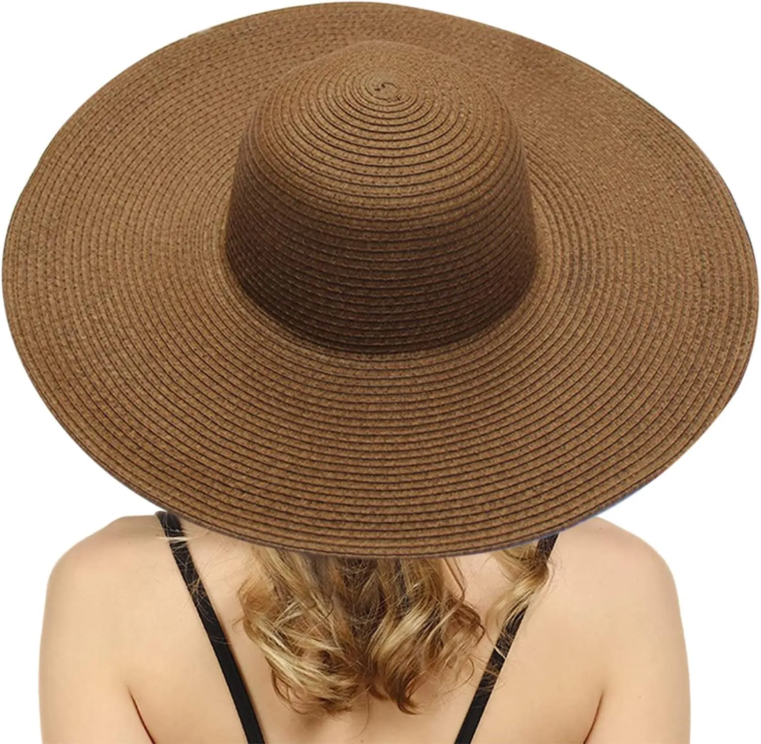 Summer Bucket Hats for Women Wide Brim Straw Beach Sun Hat Foldable Sunscreen Sunshade Fisherman's Hat