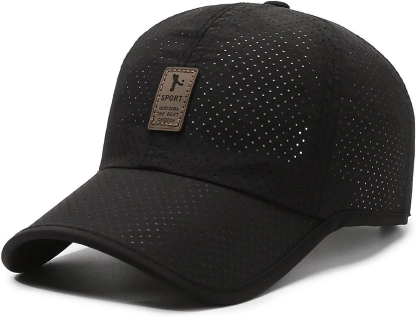 Summer Mesh Breathable Quick Dry Sports Running Trucker Hat Outdoor Sports Running Hat Elastic Adjustable Cap