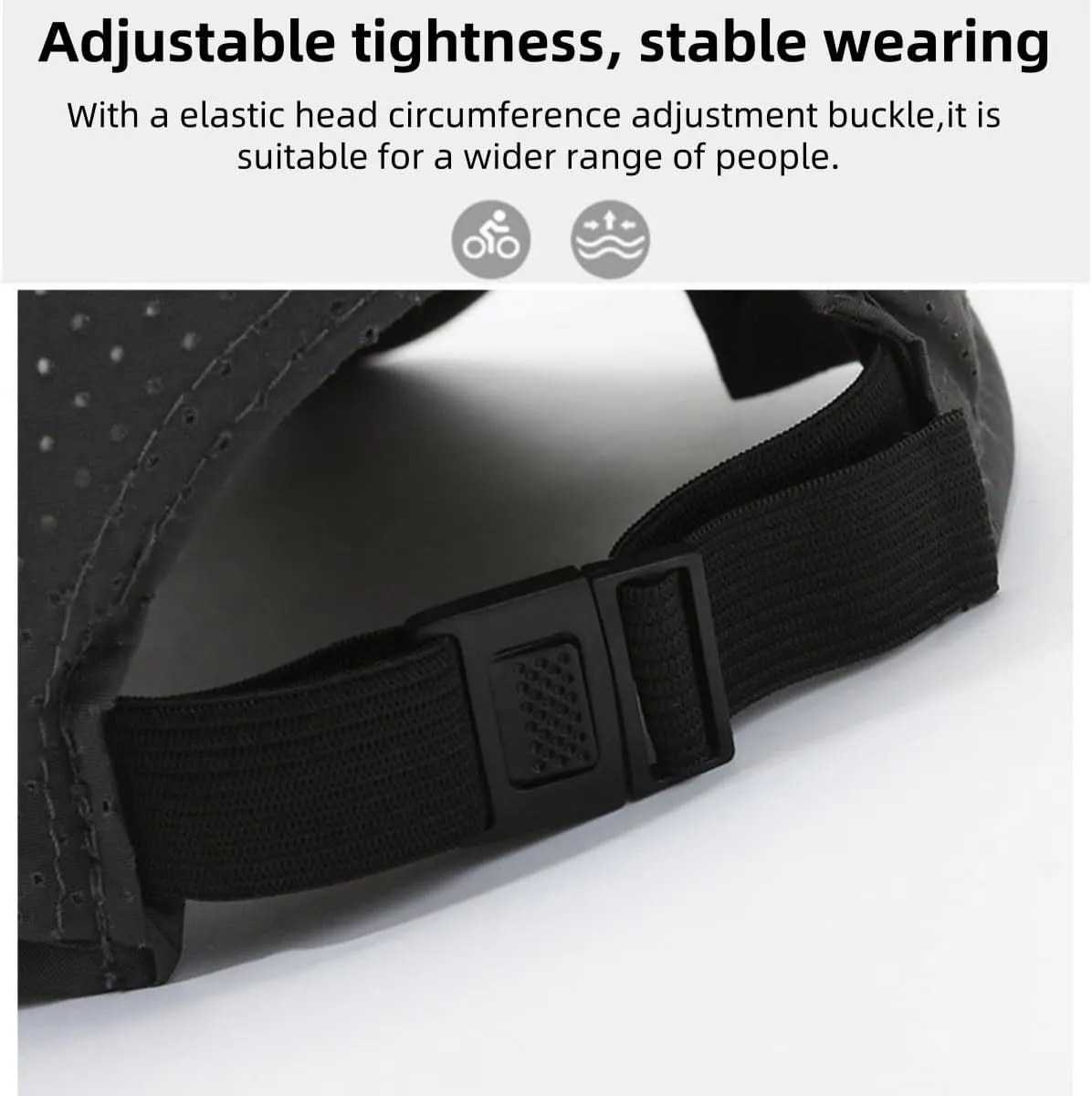 Summer Mesh Breathable Quick Dry Sports Running Trucker Hat Outdoor Sports Running Hat Elastic Adjustable Cap