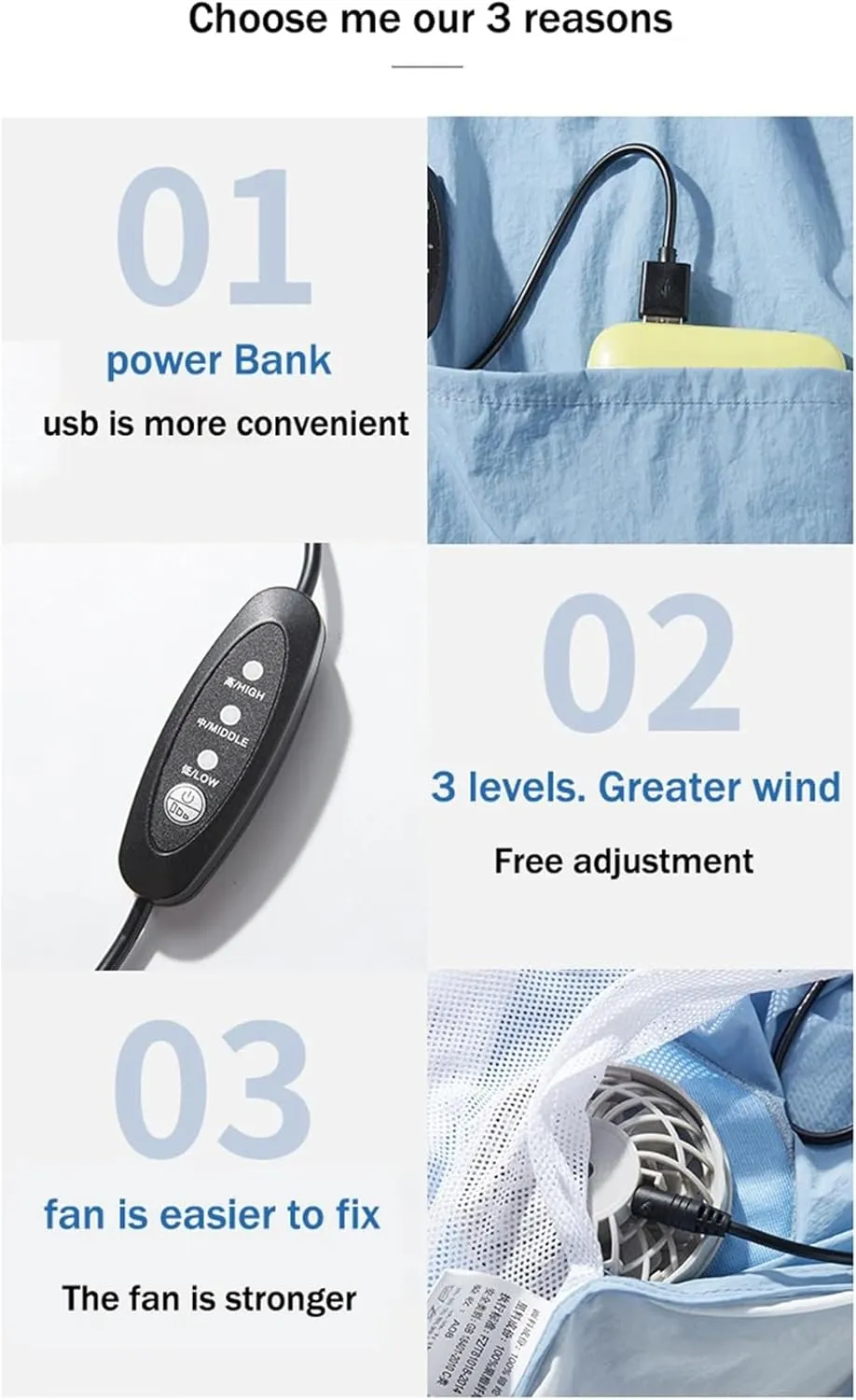Summer Outdoor Anti-UV Coat with Battery Quick Cooling Wearable Fans Breathable Top Fishing Cycling Jacket