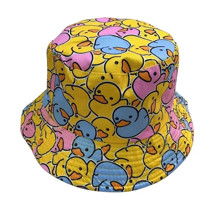 Summer Sun Bucket Hat, Reversible Design, UV Protection, Lightweight Cotton, Unisex Style, Perfect for Beach & Outdoor Activities
