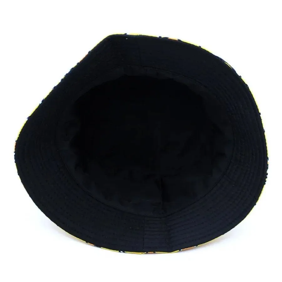 Summer Sun Bucket Hat, Reversible Design, UV Protection, Lightweight Cotton, Unisex Style, Perfect for Beach & Outdoor Activities