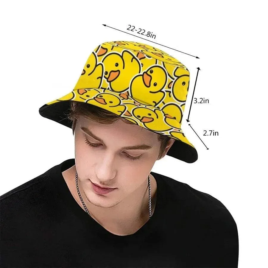 Summer Sun Bucket Hat, Reversible Design, UV Protection, Lightweight Cotton, Unisex Style, Perfect for Beach & Outdoor Activities