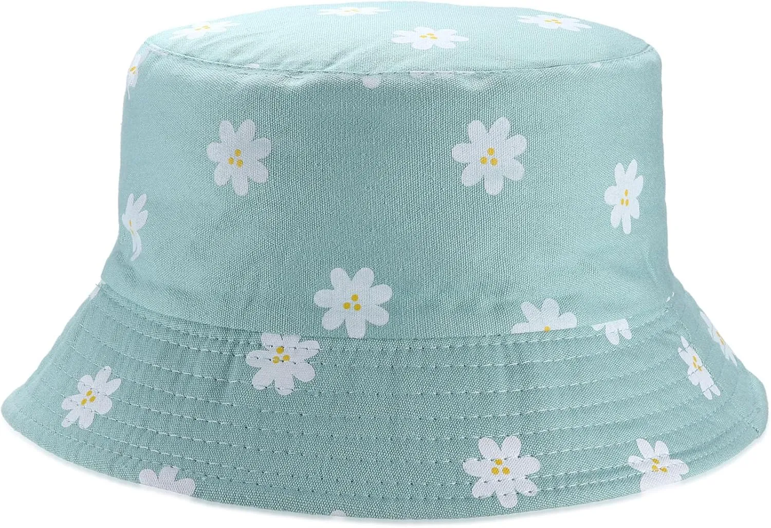 Sun Hat for Women Bucket Hat Cotton Reversible Summer Travel Beach Fishing Cap