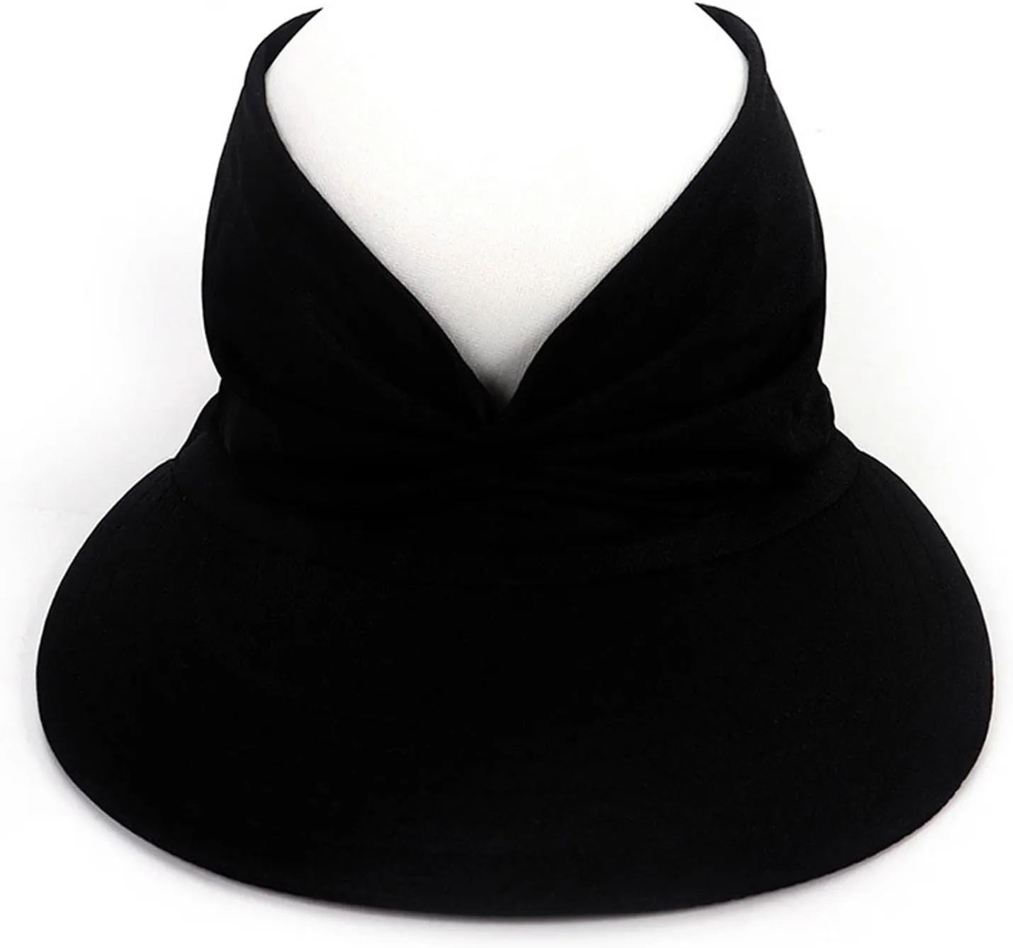 Sun Hat Women Beach Empty Roof Sun Hats Visor Cap UV Protection with Wide Brim for Sports Golf Hiking Ponytail Caps