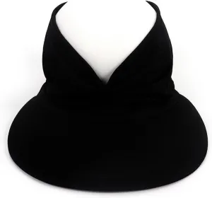 Sun Hat Women Beach Empty Roof Sun Hats Visor Cap UV Protection with Wide Brim for Sports Golf Hiking Ponytail Caps