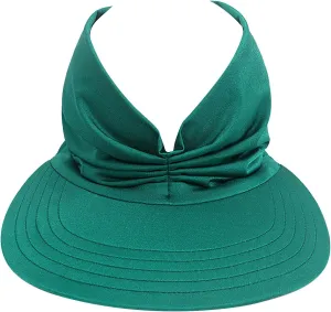 Sun Hat Women Beach Empty Roof Sun Hats Visor Cap UV Protection with Wide Brim for Sports Golf Hiking Ponytail Caps