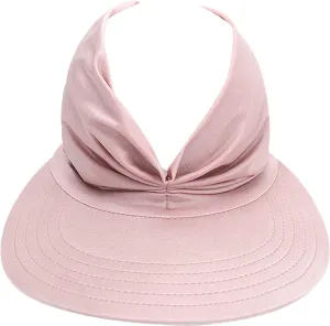 Sun Hat Women Beach Empty Roof Sun Hats Visor Cap UV Protection with Wide Brim for Sports Golf Hiking Ponytail Caps