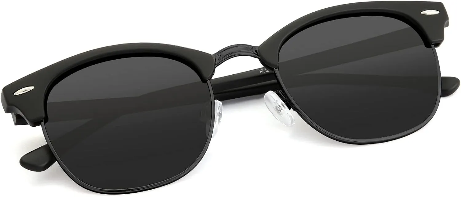 Sunglasses for Women MenWomens Vintage Sunglasses Trendy Round Classic Retro Mirrored Polarized Sun glasses
