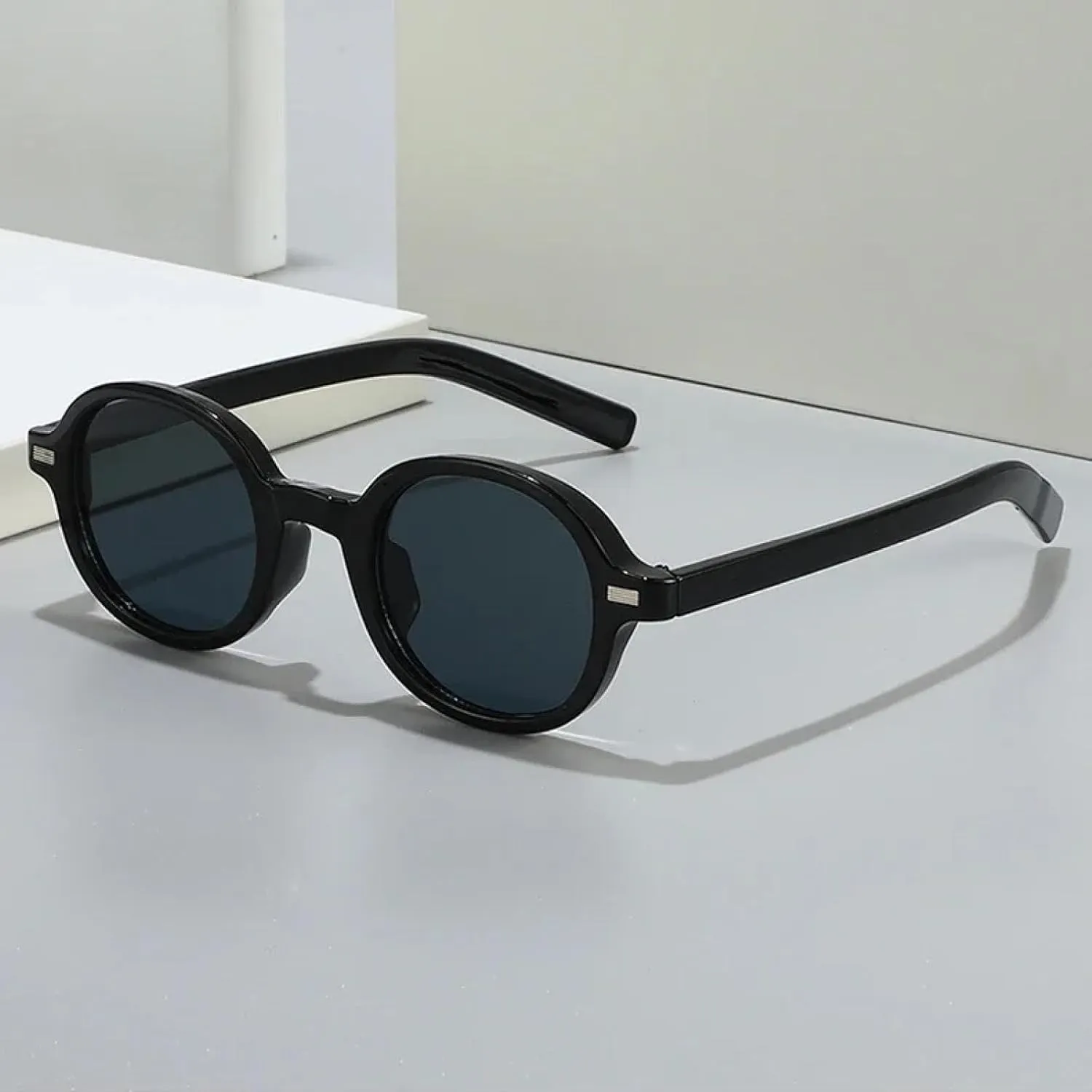 Sunglasses Women Fashion Clear Blue Pink Lens Shades Uv400 Men Retro Punk Sun Glasses