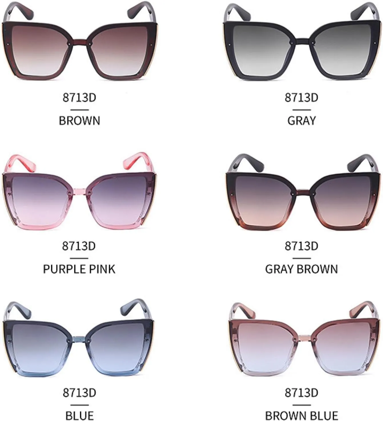 Sunglasses Women Luxury Fashion for Ladies Retro Eyewear