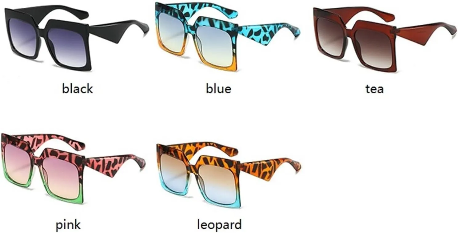 Sunglasses Women Men Male Leopard Shades Female Uv400 Retro