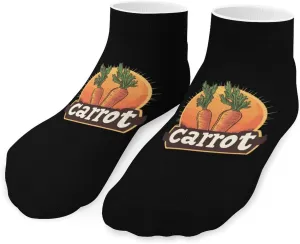 Sunset Vintage Carrot Low Cut Ankle Socks Non Slip Invisible Liner Sock Pack Casual Socks For Men Women