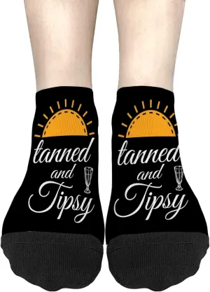 Tanned And Tipsy Ankle Socks Invisible Women Sock