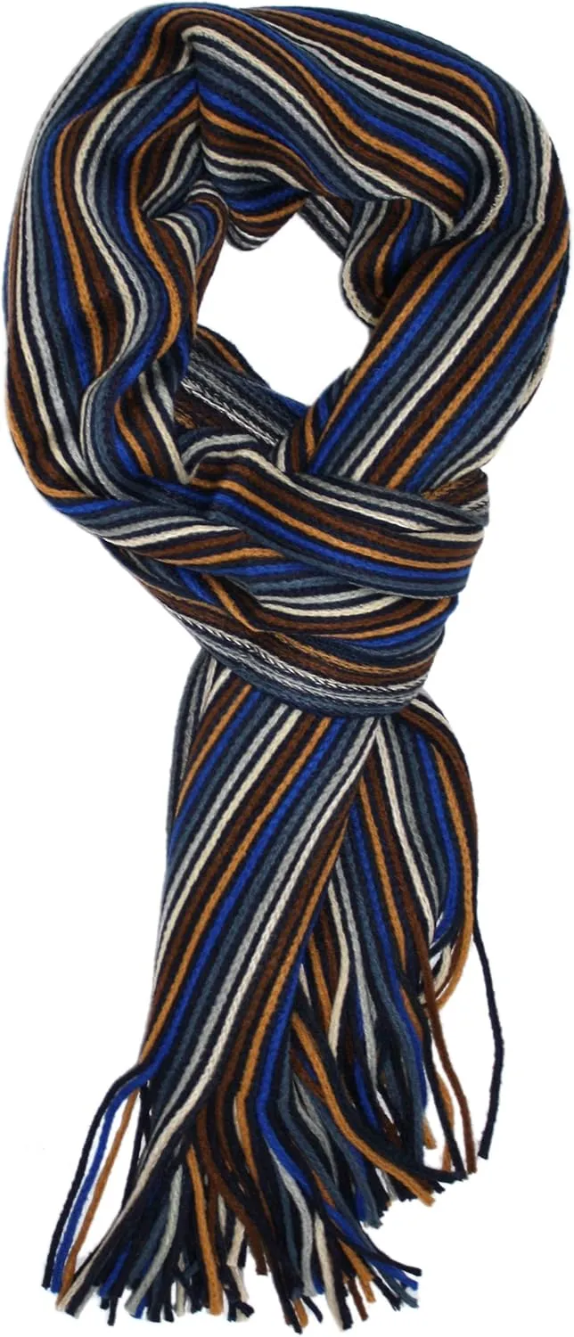 Ted & Jack - Jack's Multicolored Striped Knit Scarf
