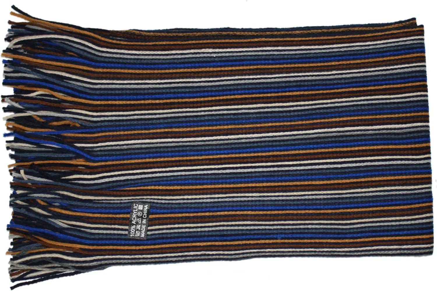 Ted & Jack - Jack's Multicolored Striped Knit Scarf