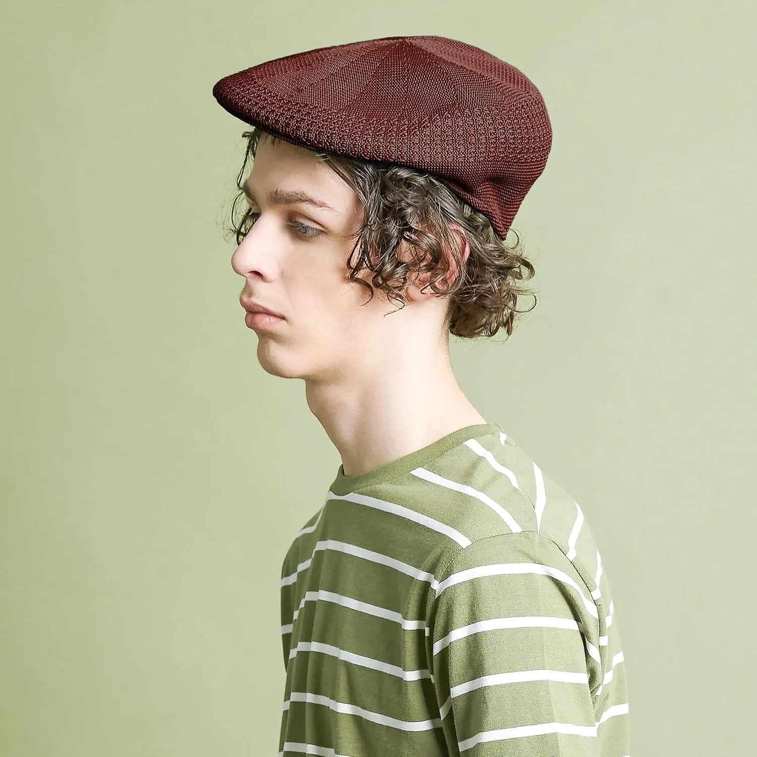 The Hat Depot Light Weight Classic Mesh Newsboy Ivy Gatsby Cabbie Golf Hat Cap