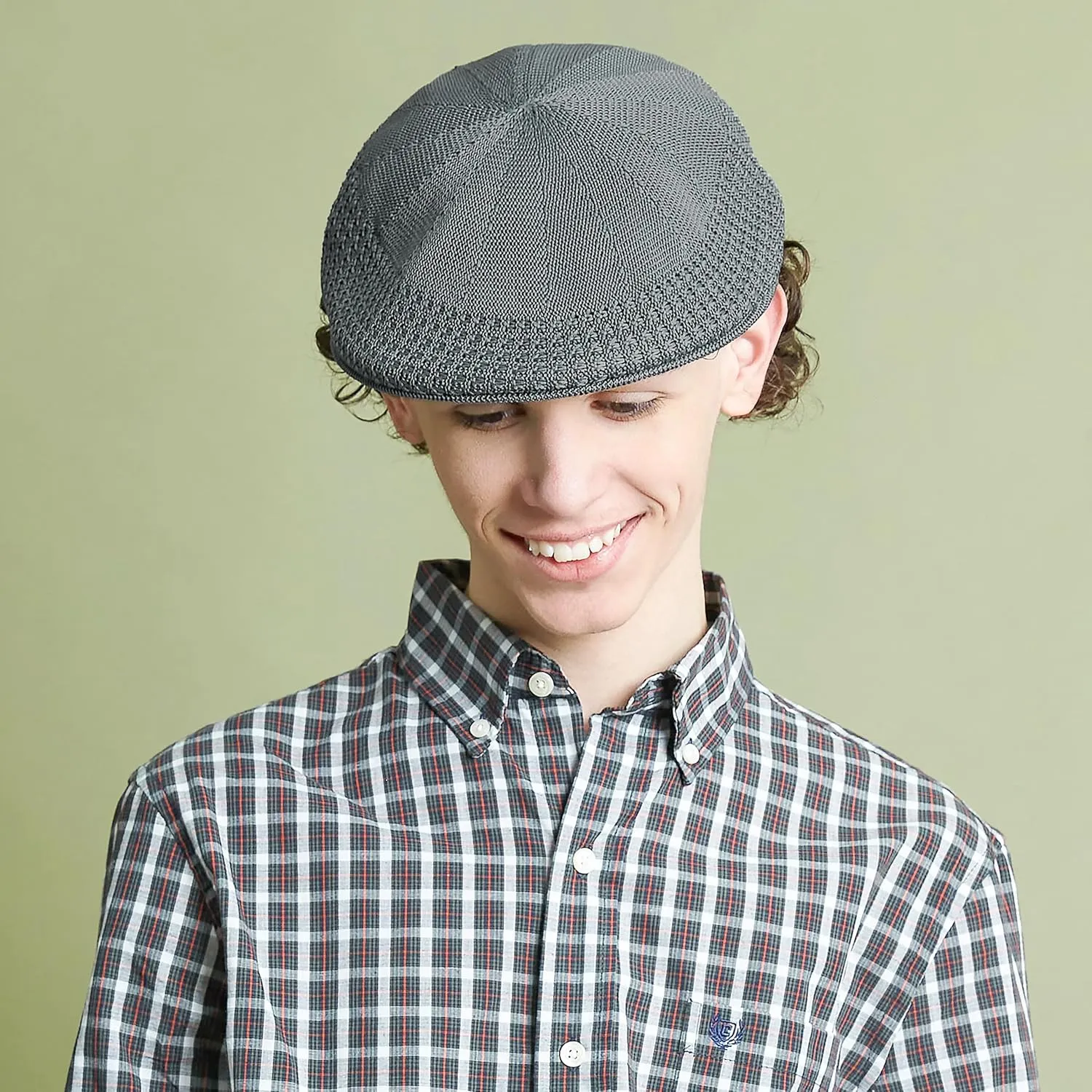 The Hat Depot Light Weight Classic Mesh Newsboy Ivy Gatsby Cabbie Golf Hat Cap