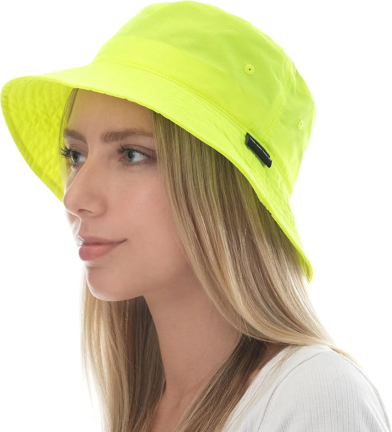 The Hat Depot Lightweight, Quick Dry Polyester Packable Nylon Bucket Sun Hat
