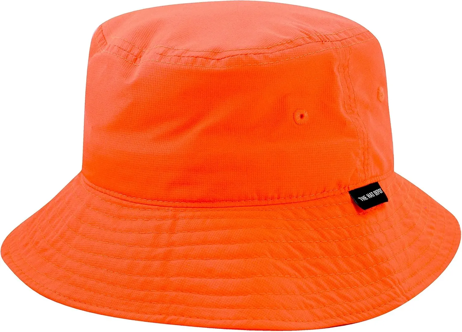 The Hat Depot Lightweight, Quick Dry Polyester Packable Nylon Bucket Sun Hat