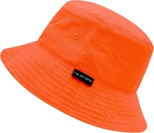 The Hat Depot Lightweight, Quick Dry Polyester Packable Nylon Bucket Sun Hat