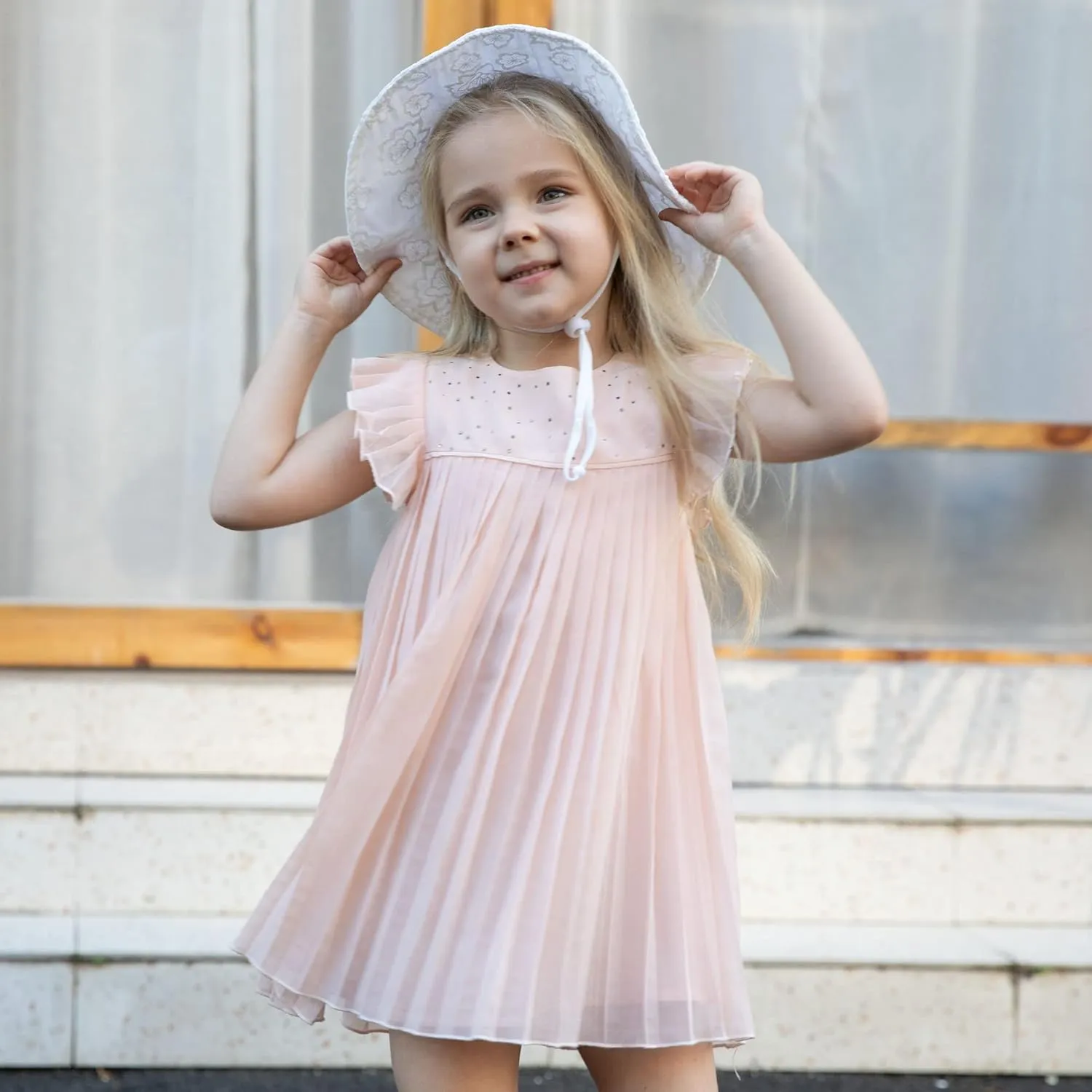 ThunderCloud Baby Sun Hat 50  SPF UV Protective 100% Cotton Kids Hat