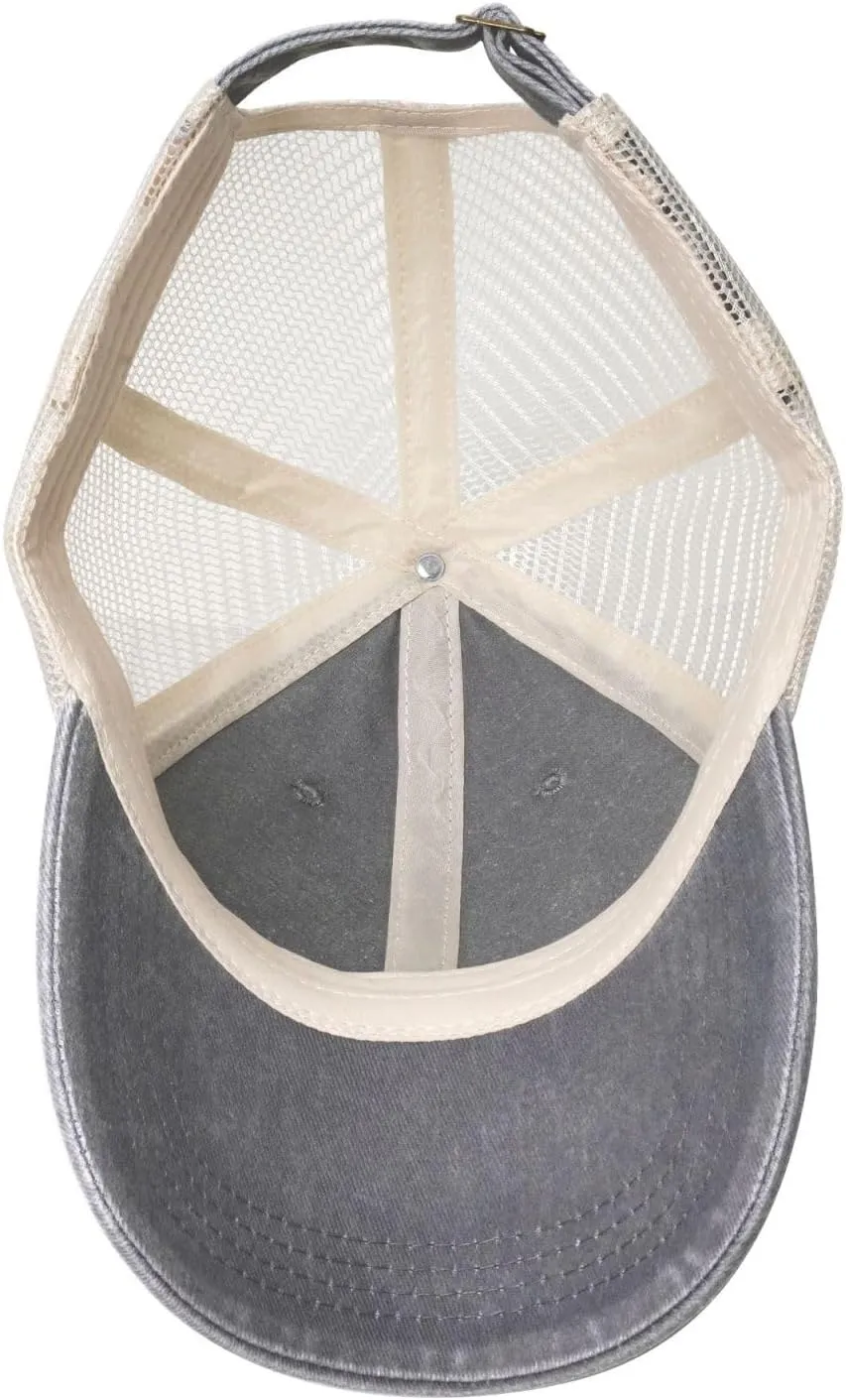 Titties and Beer That's Why I'm Here Cowboy Mesh Baseball Cap Denim Baseball Cap Baseball Cap