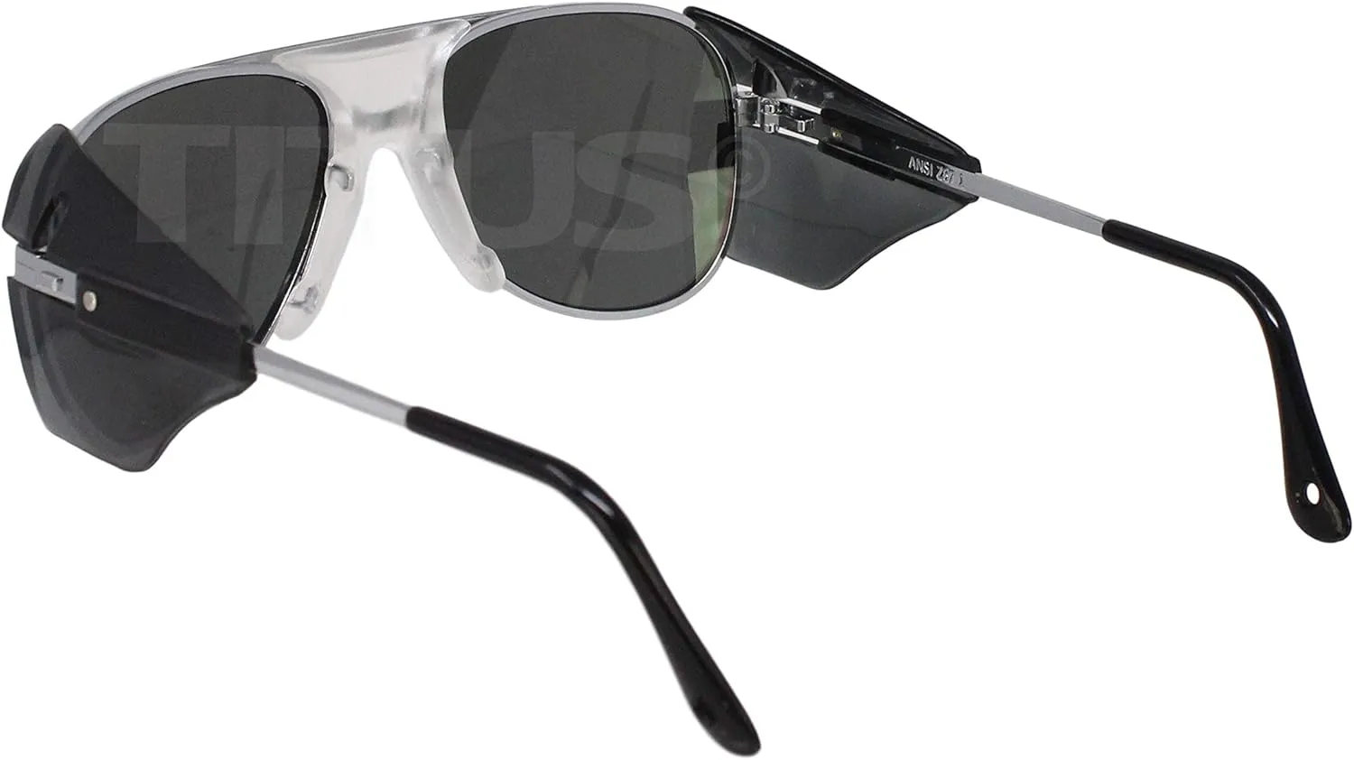TITUS G77 Premium Metal Frame Aviator Z87 , Z87.1 Safety Glasses Side Shield Motorcycle Shooting DOT ANSI CE Approved Eyewear