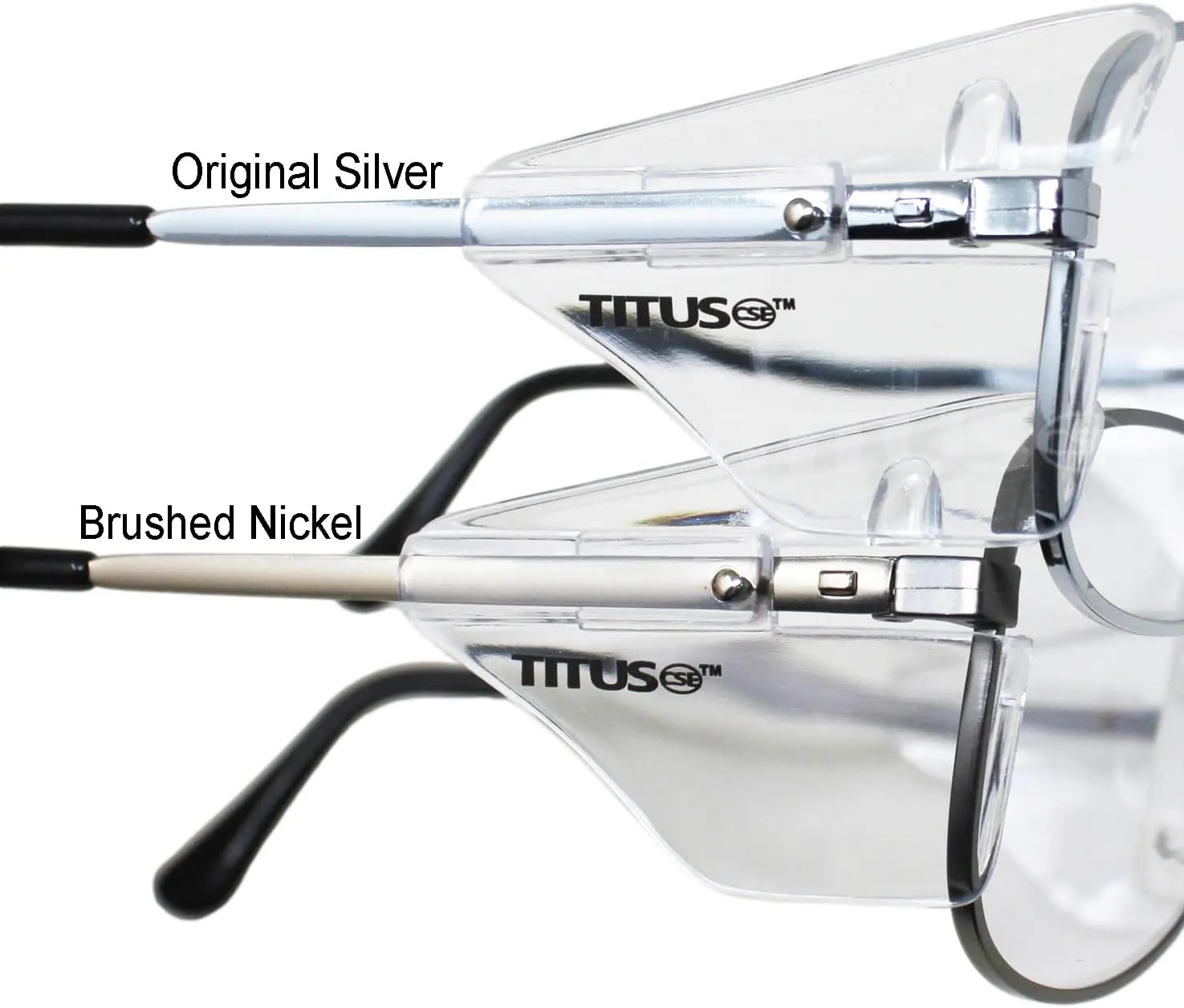 TITUS G77 Premium Metal Frame Aviator Z87 , Z87.1 Safety Glasses Side Shield Motorcycle Shooting DOT ANSI CE Approved Eyewear