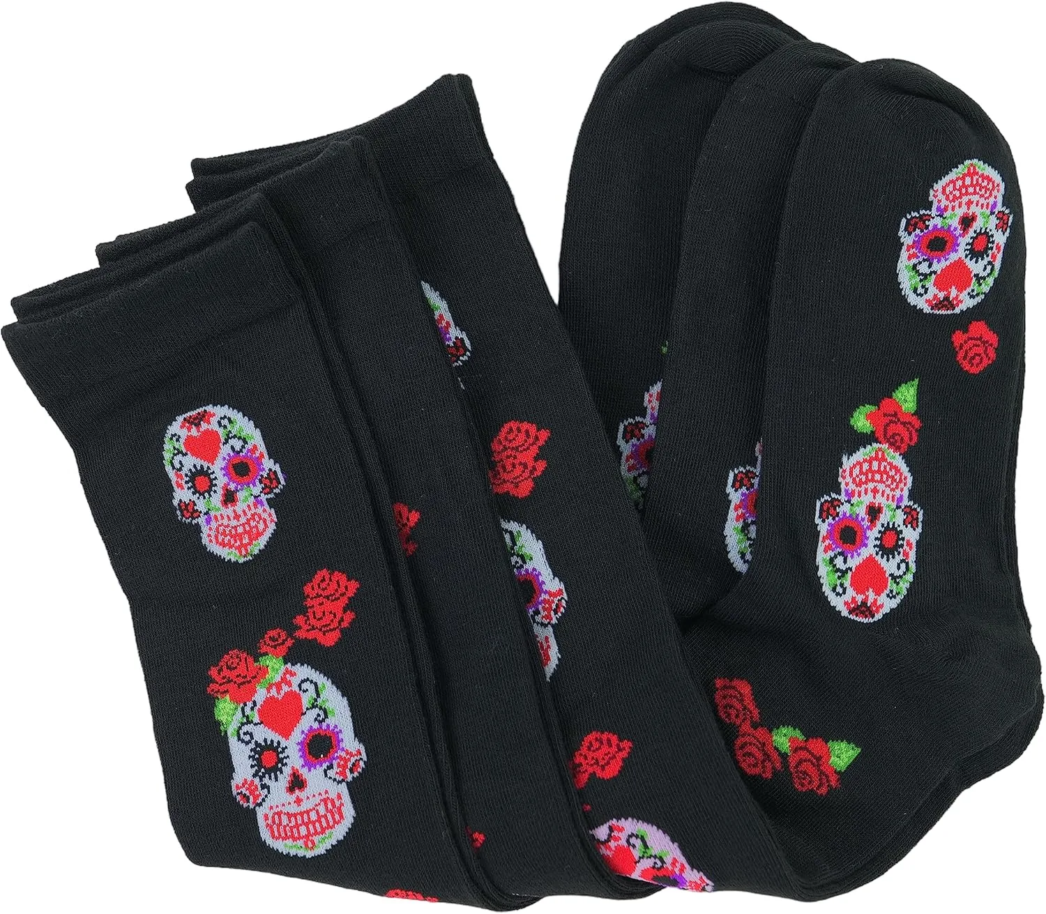 ToBeInStyle Women's Colorful Patterned Design Knee High Socks