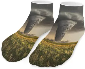 Tornado Low Cut Ankle Socks Non Slip Invisible Liner Sock Pack Casual Socks For Men Women