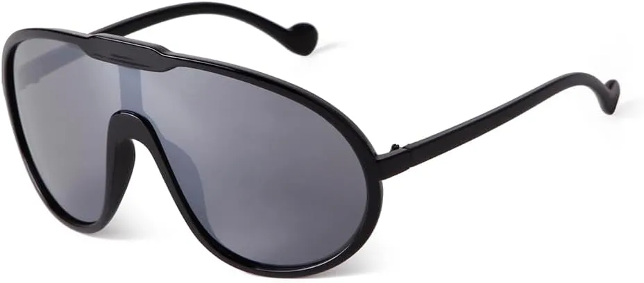 Trendy Oversized Sunglasses for Women Men Fashion Shield Big Aviator Sun Glasses UV400 Protection Goggles