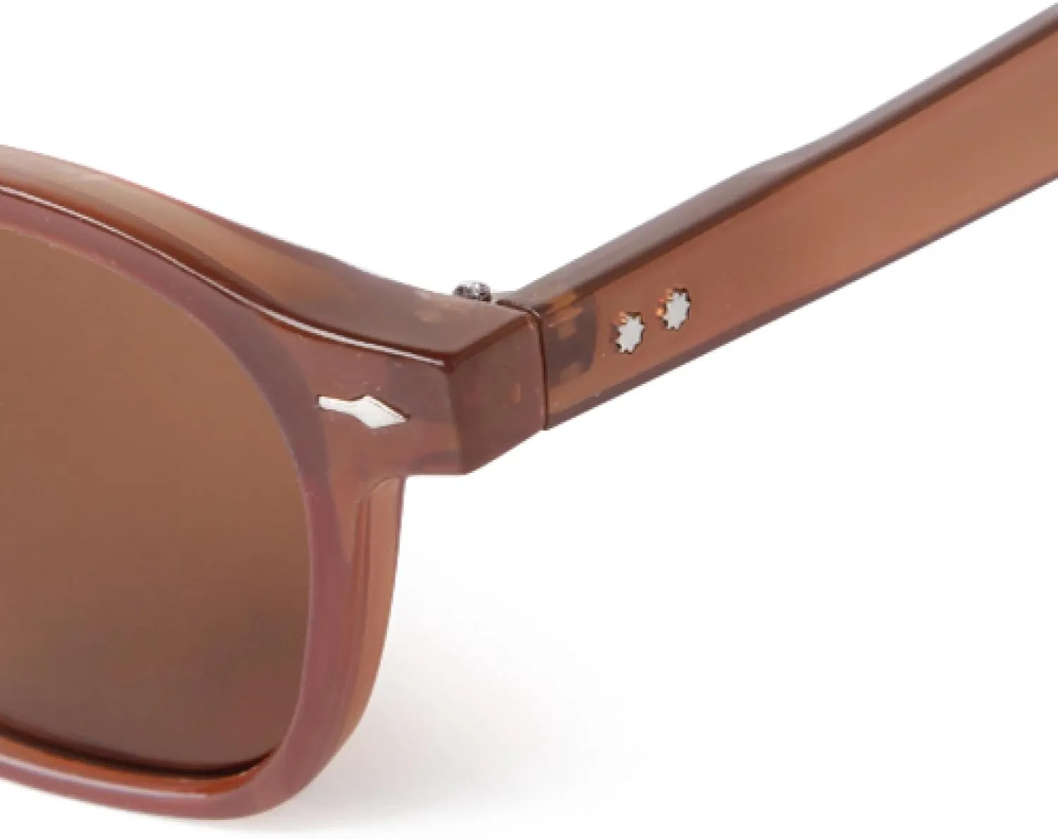 Trendy Retro Yellow Orange Sunglasses Women Men Luxury Vintage Rivet Frame Sun Glasses Classic Green Shades