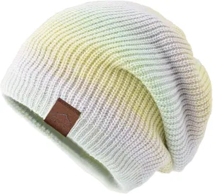 tuduoms Womens Tie Dye Hats Winter Wool Warm Rib Cable Knit Beanies Hat Teen Girls Trendy Cute Skull Ski Cap Pom Pom Beanie