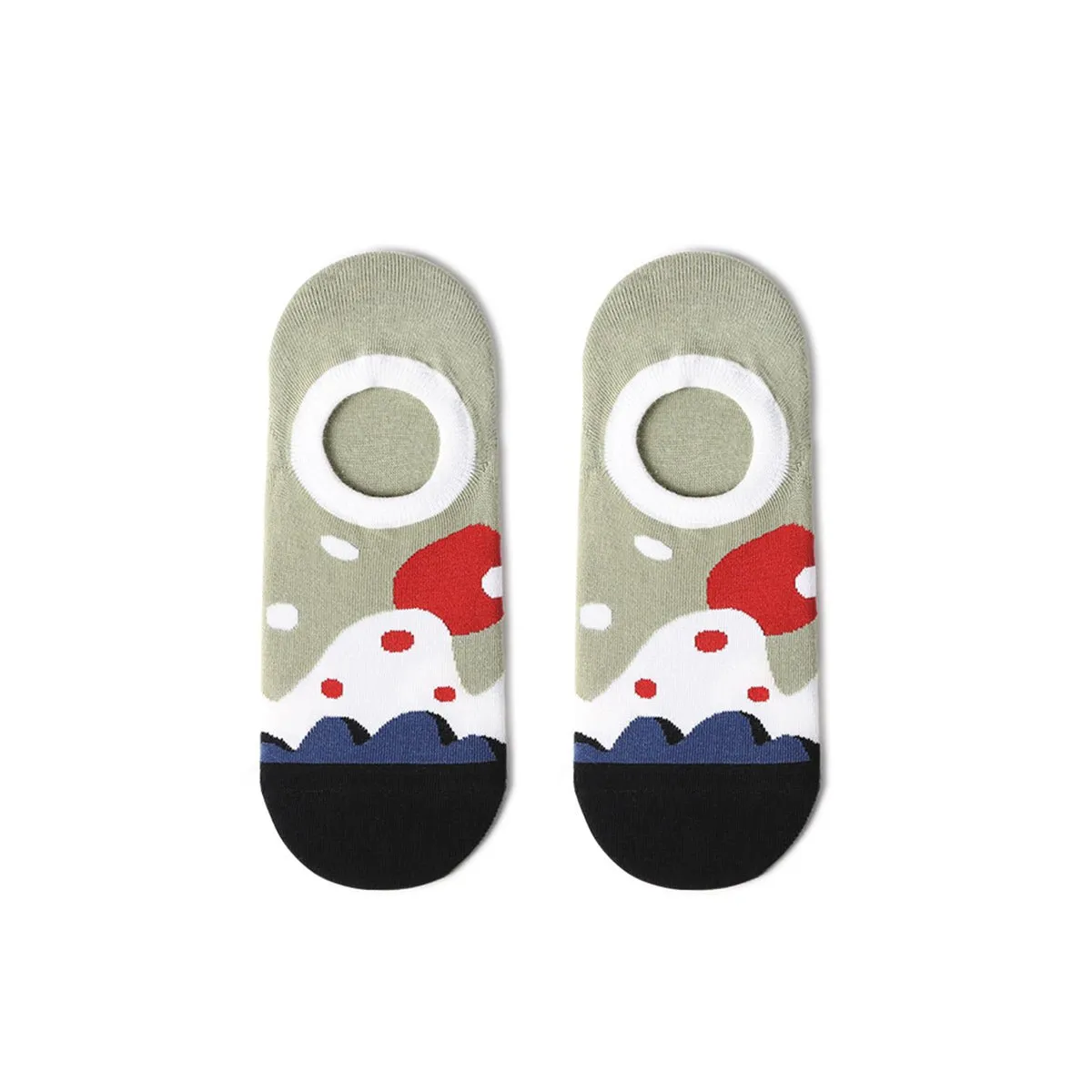 Ukiyo Lightweight Invisible Summer Women 5pcs Ankle Socks Set