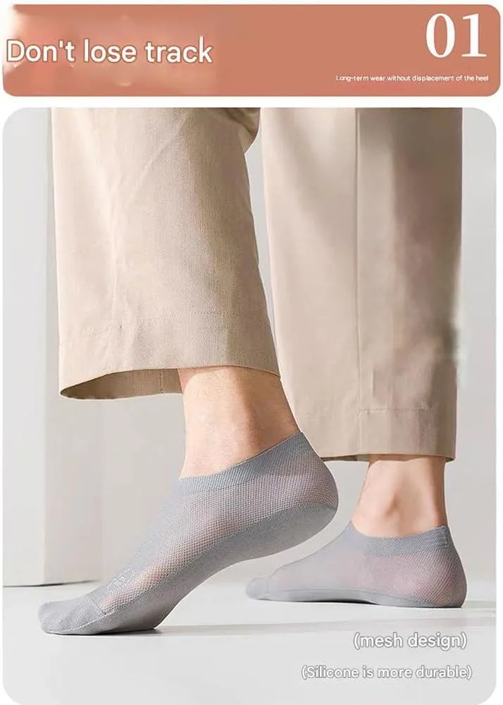 Ultra Thin Liner Non-Slip No Show Socks - Breathable Blend for Men & Women - Perfect for Sports, Casual Wear