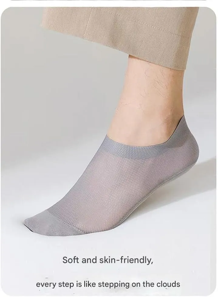 Ultra Thin Liner Non-Slip No Show Socks - Breathable Blend for Men & Women - Perfect for Sports, Casual Wear
