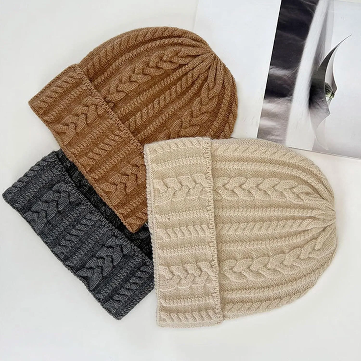 Unisex Adult Knit for Men Women Warm Knit Hat Cap Clothing Women