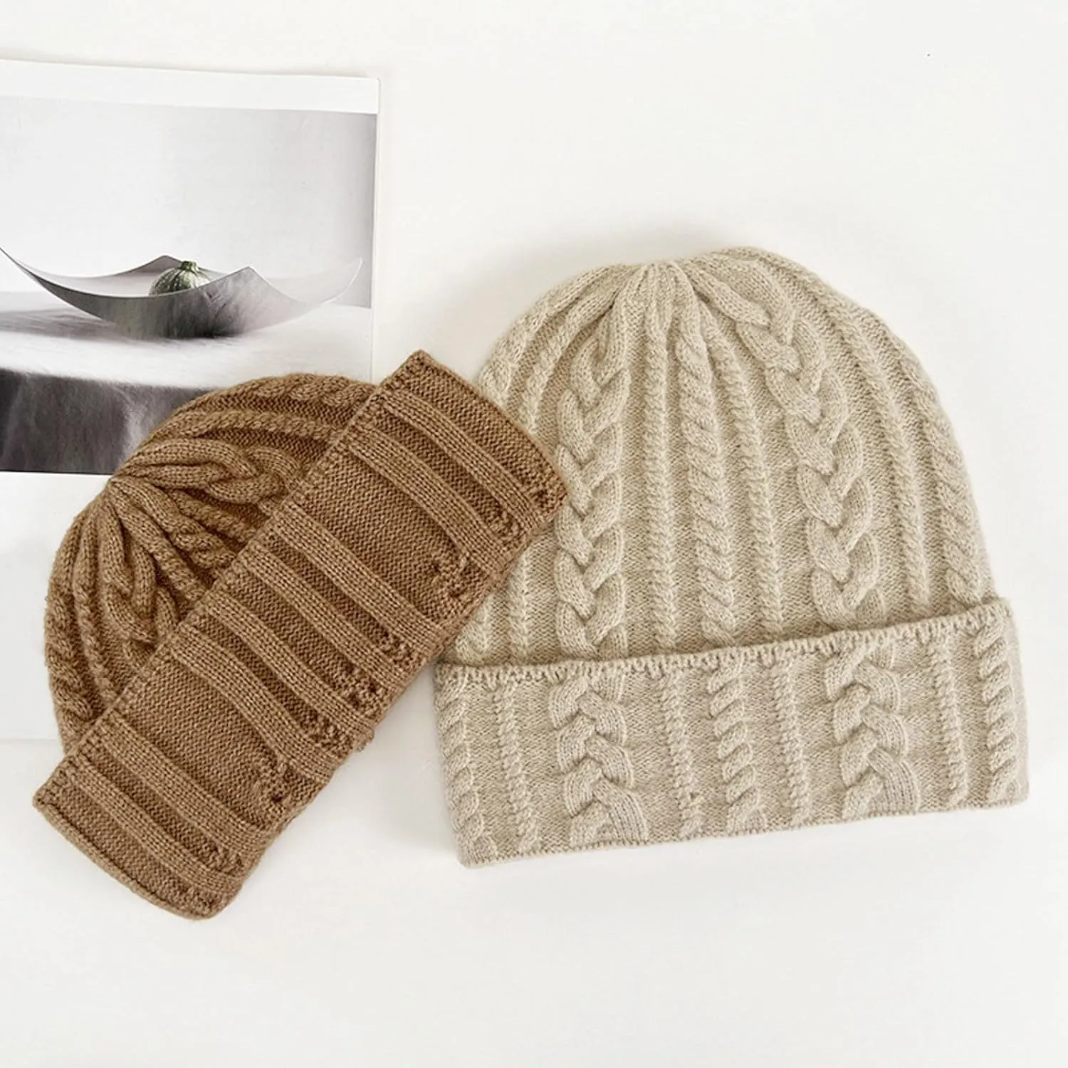 Unisex Adult Knit for Men Women Warm Knit Hat Cap Clothing Women
