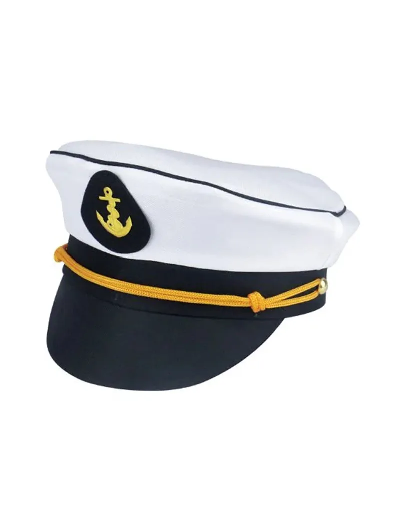 Unisex Adult Peaked Captain Hat