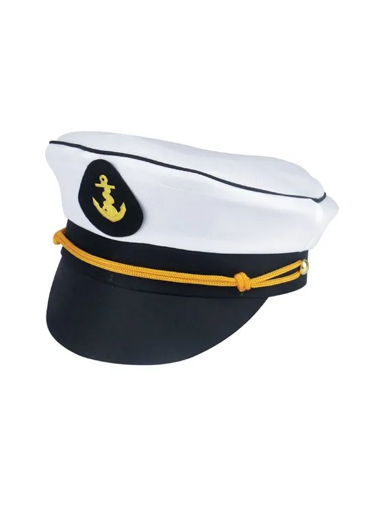 Unisex Adult Peaked Captain Hat