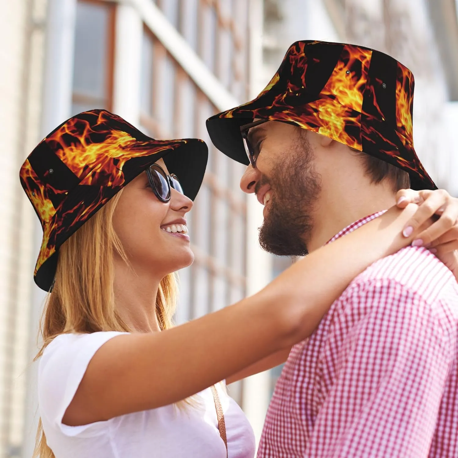 Unisex Bucket Hat Summer Travel Beach Sun Hat Wide Brim Fisherman Cap