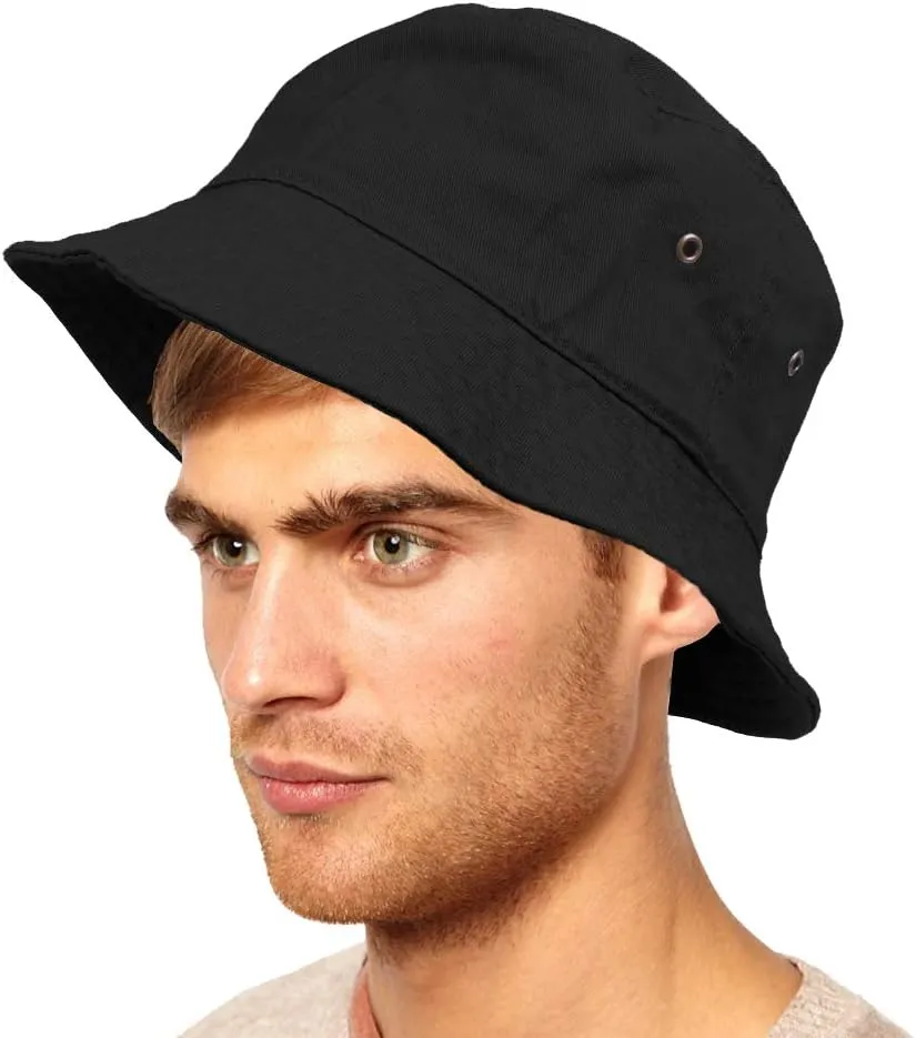 Unisex Bucket Small Brim Summer Beach UV Protective Packable Travel Hat