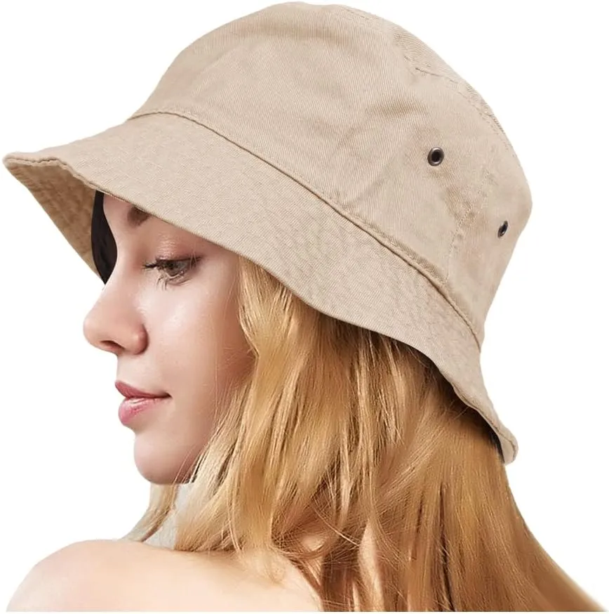 Unisex Bucket Small Brim Summer Beach UV Protective Packable Travel Hat