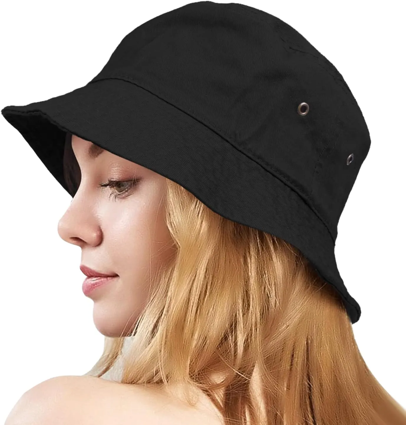 Unisex Bucket Small Brim Summer Beach UV Protective Packable Travel Hat
