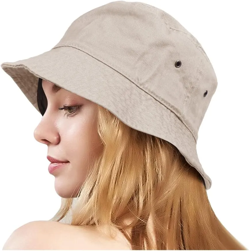 Unisex Bucket Small Brim Summer Beach UV Protective Packable Travel Hat