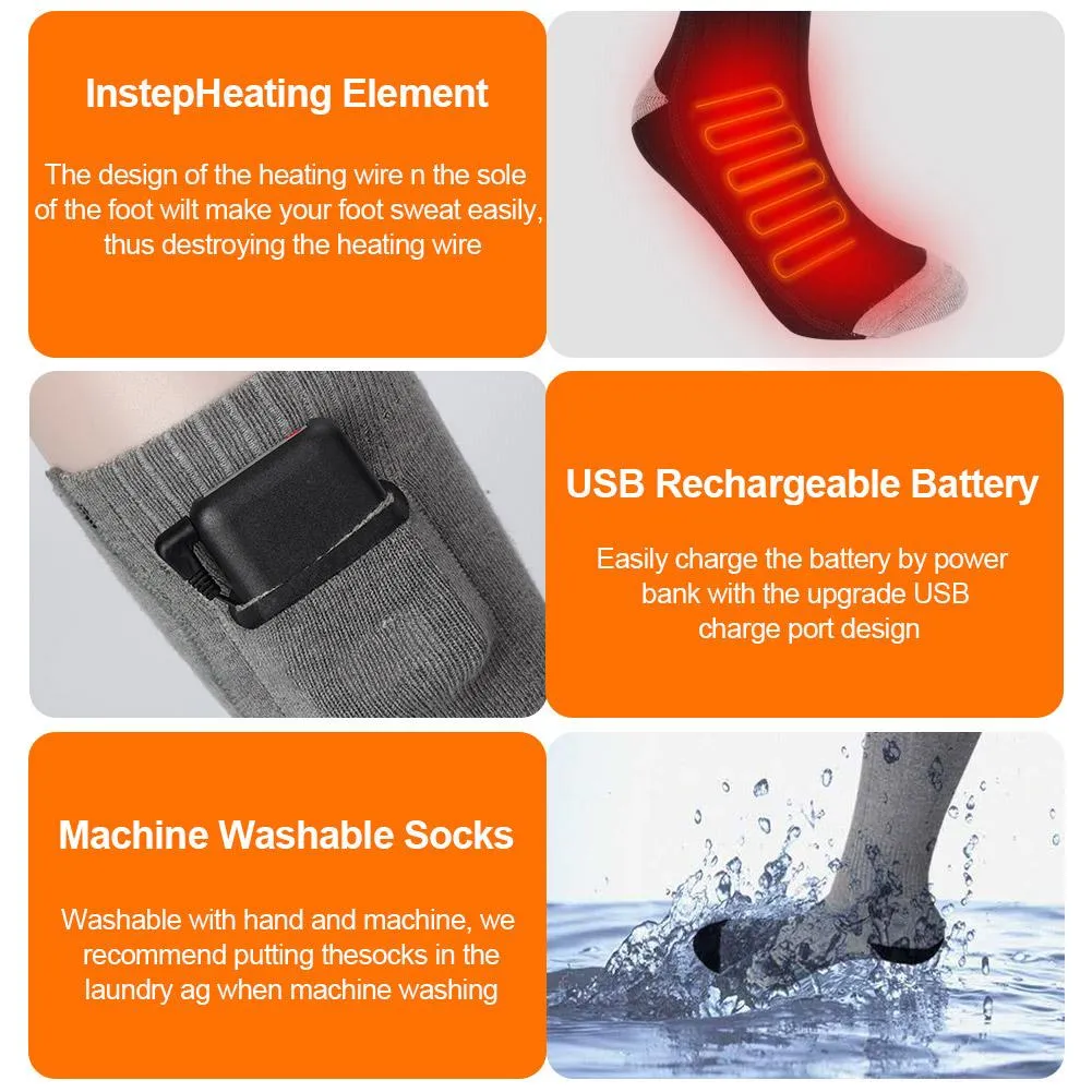 Unisex Cashmere Thermal Heating Socks