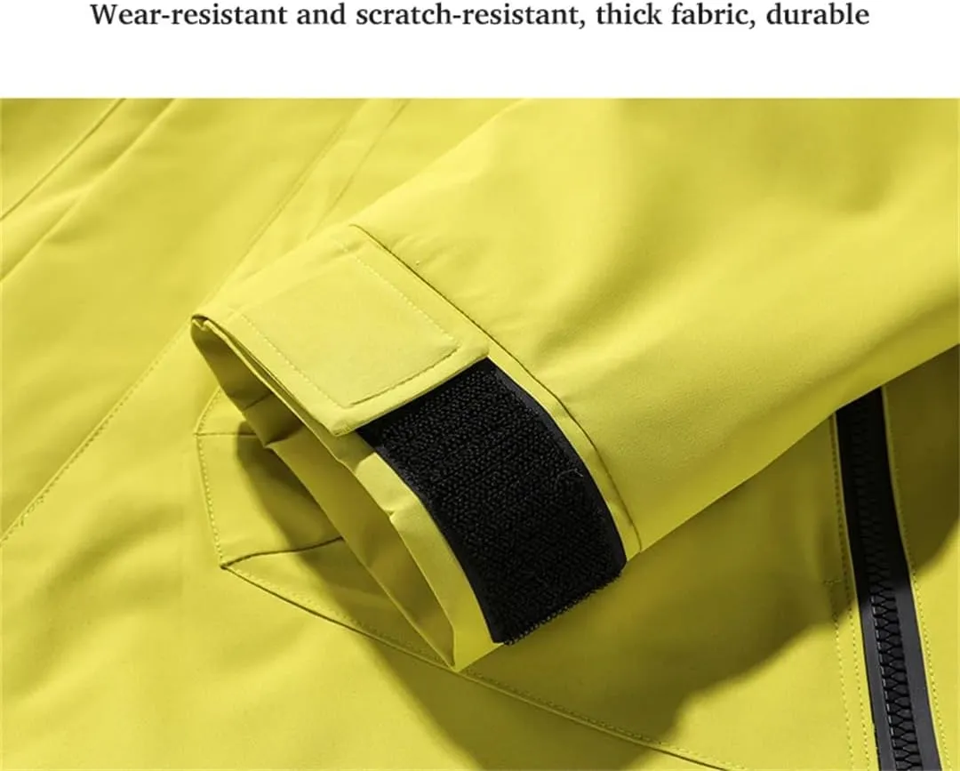 Unisex Outdoor Waterproof Jacket Climbing Hiking Camping Trekking Windbreaker Windproof Hiking Camping Skiing Coat