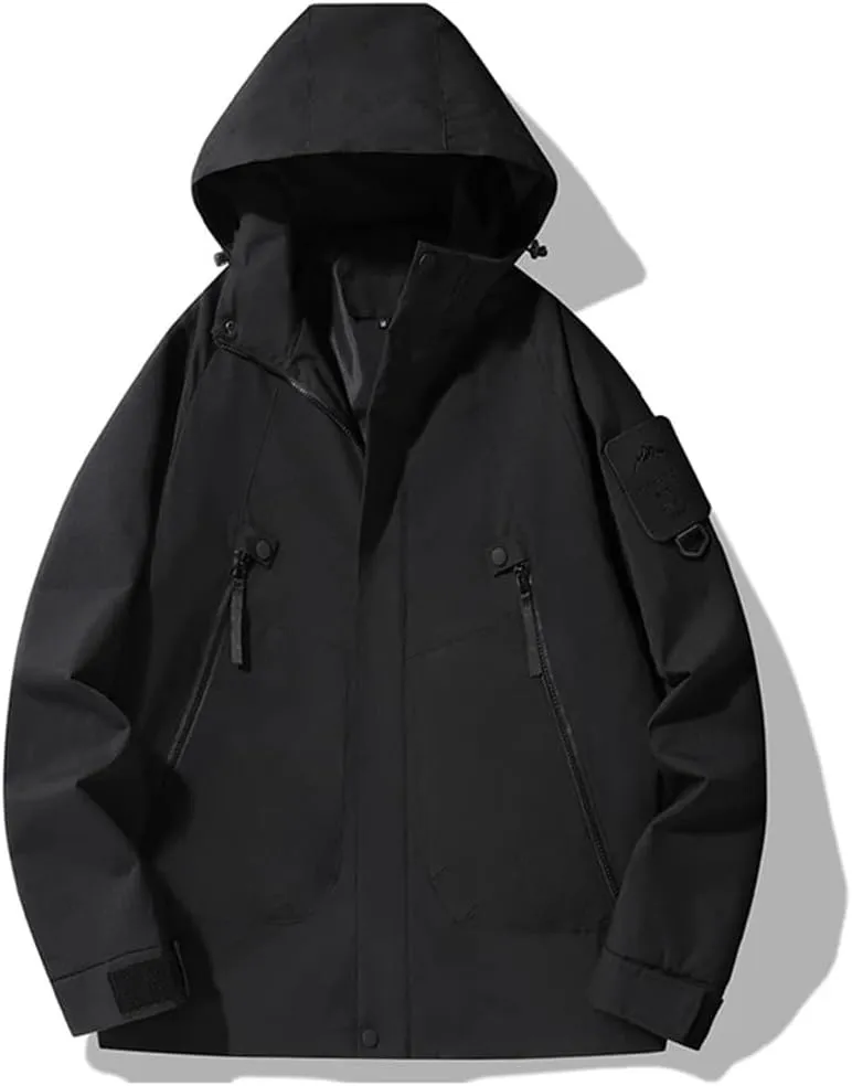 Unisex Outdoor Waterproof Jacket Climbing Hiking Camping Trekking Windbreaker Windproof Hiking Camping Skiing Coat
